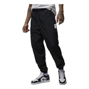 Air Jordan Essential Woven Flight Warm-up Pants 'Black' DV7622-010 sold by KicksCrew