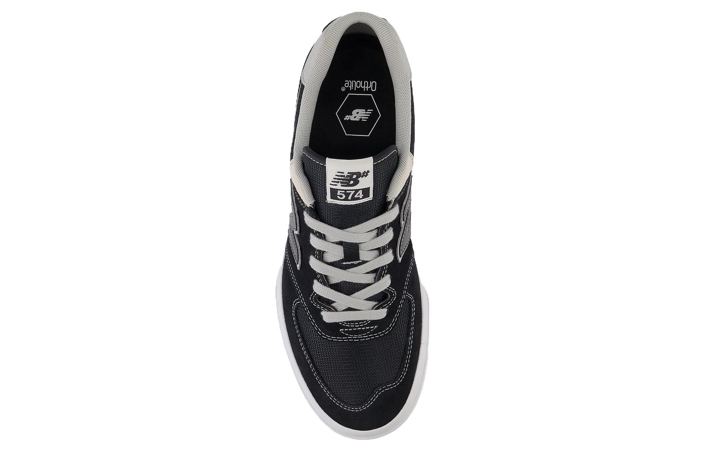New Balance Numeric 574 Shoes 'Black White' NM574VCB sold by KicksCrew product image thumbnail 4