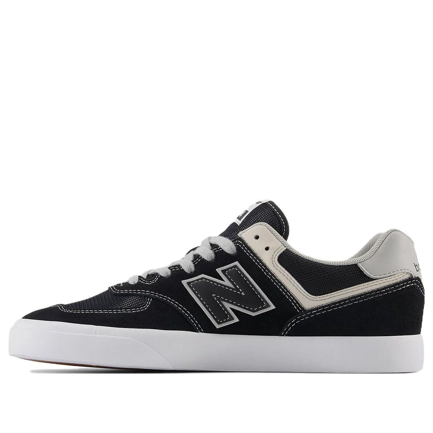 New Balance Numeric 574 Shoes 'Black White' NM574VCB sold by KicksCrew