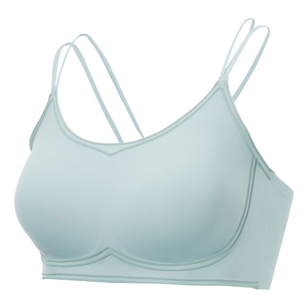 (WMNS) Li-Ning Yoga Sports Bra 'Mint Blue' AUBT004-5 sold by KicksCrew