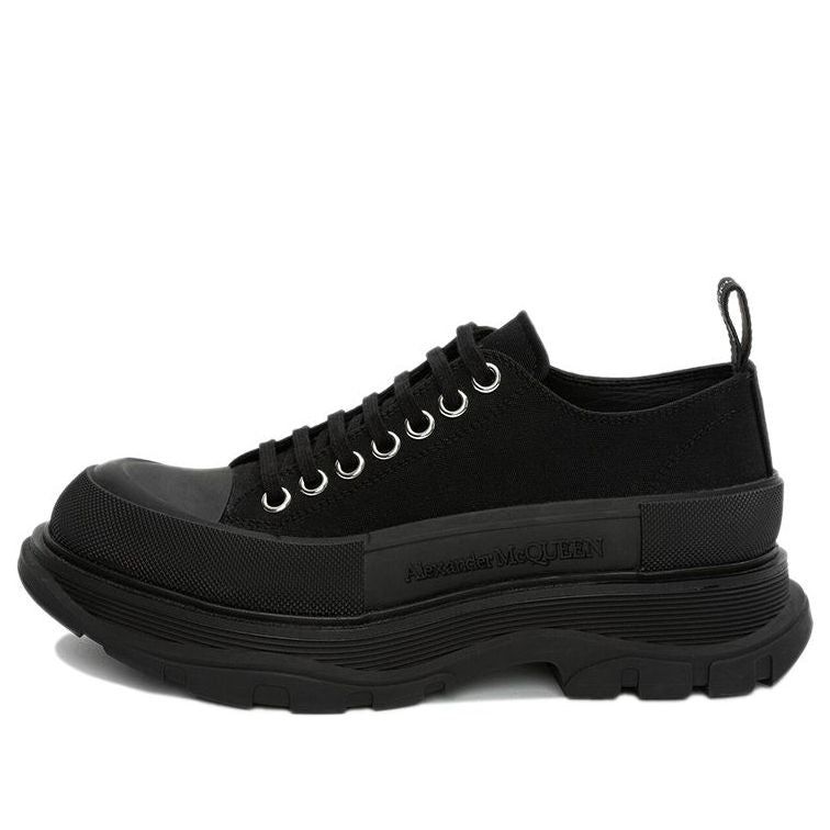 (WMNS) Alexander McQueen Tread Slick Lace Up 'Black' 617881W4L321000 sold by KicksCrew