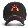 Balenciaga Burning Unity Cap 'Black Orange' 794892410B21076 sold by KicksCrew