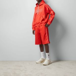 Gucci Neoprene Hooded Sweatshirt 'Red' 768498-XJF38-6284 sold by KicksCrew