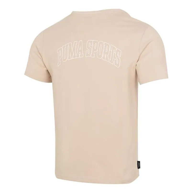PUMA Logo Sports T-shirt 'Khaki' 630353-91 sold by KicksCrew product image thumbnail 2