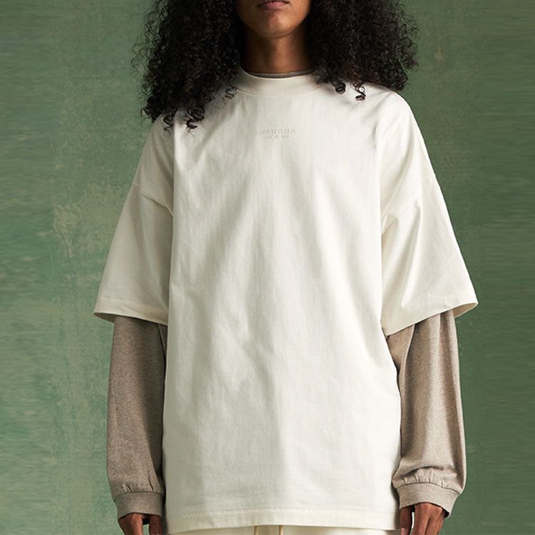 Fear of God Essentials FW23 Tee 'Cloud Dancer' 125BT232001F sold by KicksCrew product image thumbnail 4