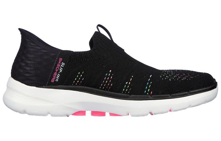 (WMNS) Skechers Go Walk 6 Valentina 'Black Multicolor' 124566-BKMT sold by KicksCrew product image thumbnail 2