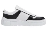 (WMNS) PRADA Soft Padded Nappa Leather Laced-Up Shoes 'White Black' 1E946M_3LJ6_F0964 sold by KicksCrew