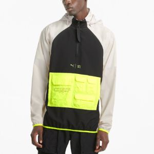 Puma x First Mile Train Woven Utility Jacket 'Multicolor' 520155-75 sold by KicksCrew