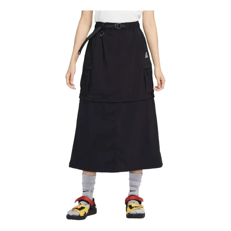 (WMNS) Nike ACG Smith Summit Zip Off Skirt Asia Sizing 'Black' FN1970-010 sold by KicksCrew