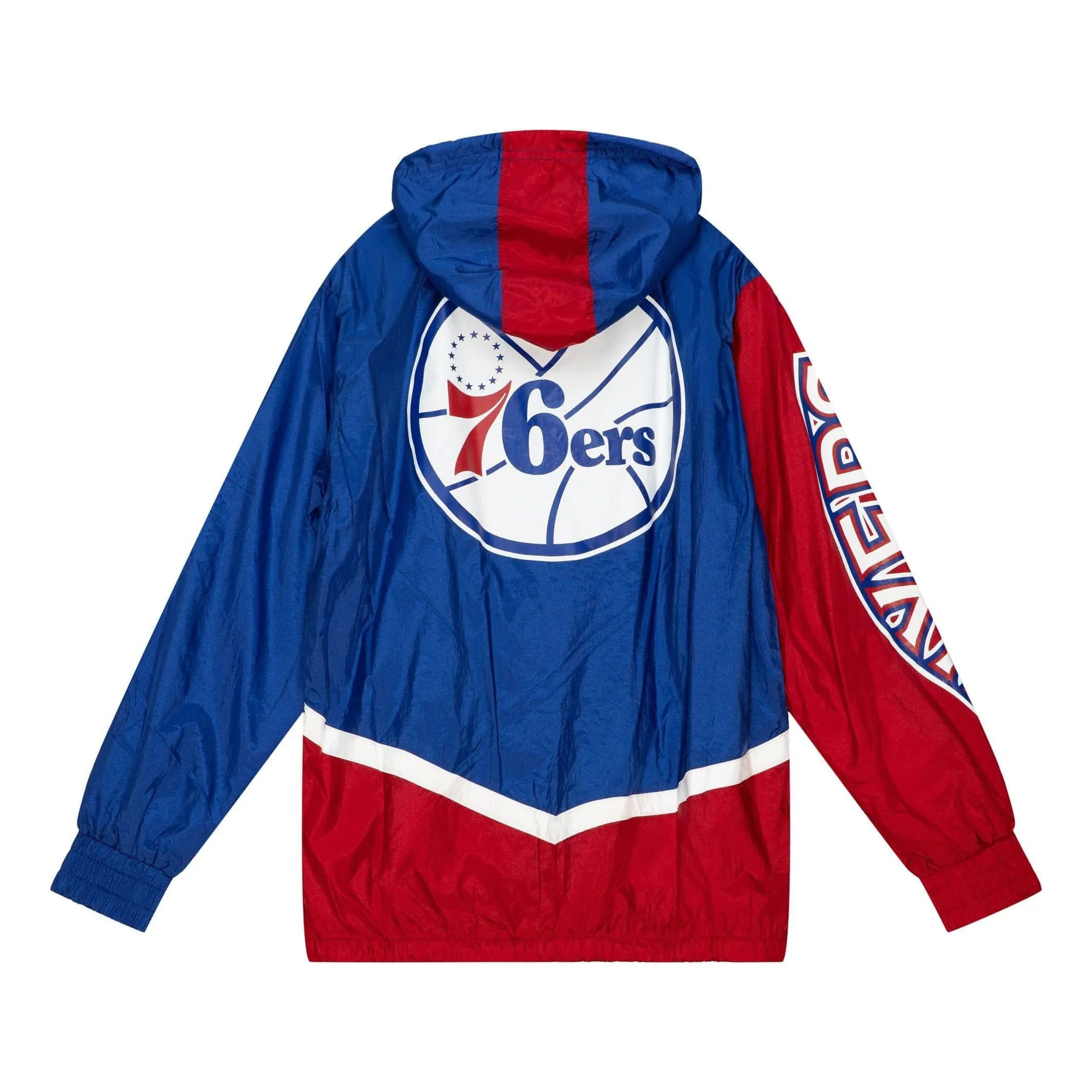 Mitchell & Ness x Philadelphia 76ers Undeniable Full Zip Windbreaker Jacket 'Blue' OJZP3409-P76YYPPPROYA sold by KicksCrew product image thumbnail 2