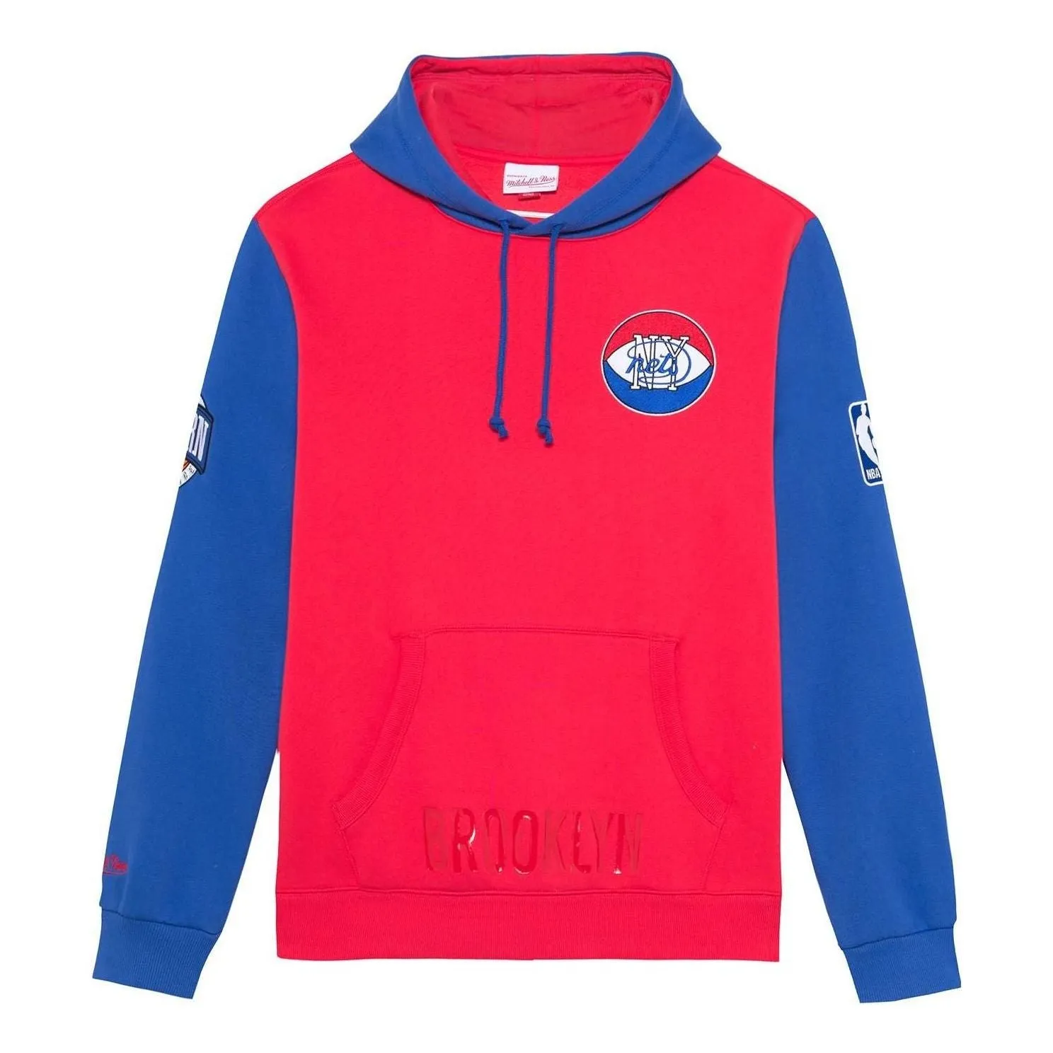 Mitchell & Ness x NBA HWC Night Fleece Hoodie 'New York Nets' FPHD5378-NYEYYPPPSCAR sold by KicksCrew