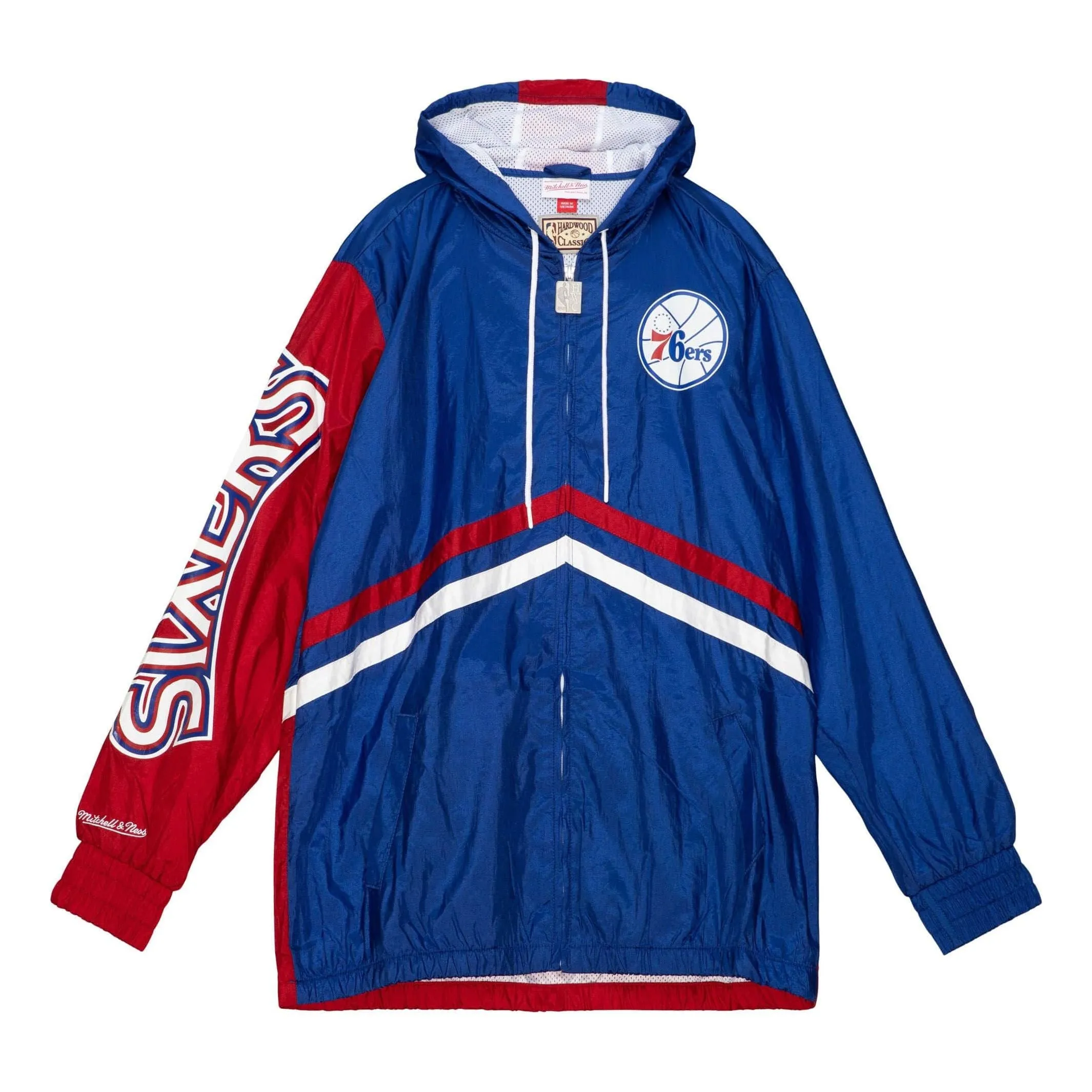 Mitchell & Ness x Philadelphia 76ers Undeniable Full Zip Windbreaker Jacket 'Blue' OJZP3409-P76YYPPPROYA sold by KicksCrew