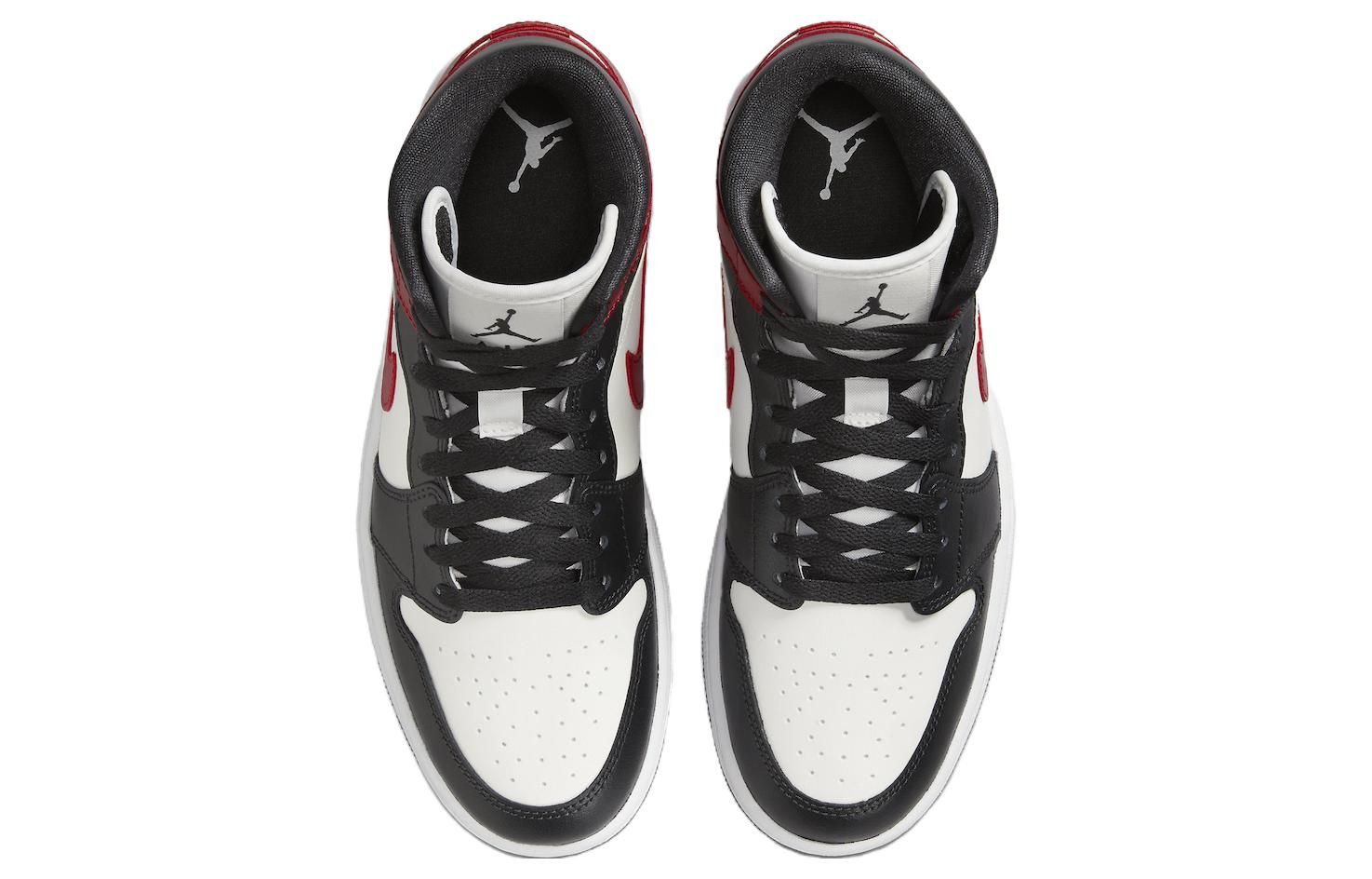 (WMNS) Air Jordan 1 Mid 'Black Toe' BQ6472-160 sold by KicksCrew product image thumbnail 5