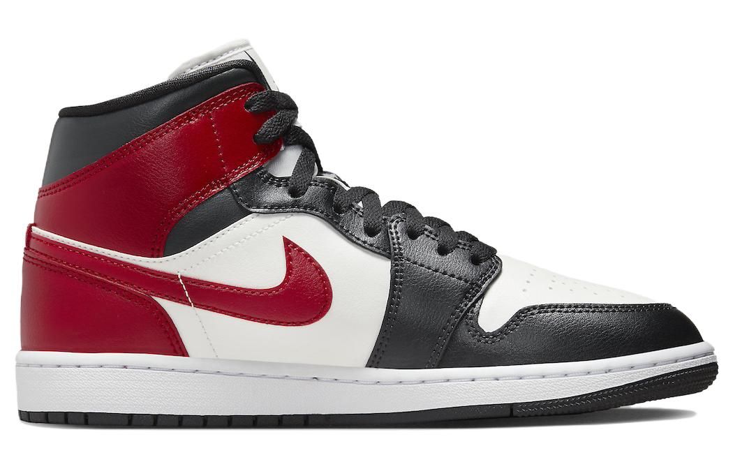 (WMNS) Air Jordan 1 Mid 'Black Toe' BQ6472-160 sold by KicksCrew product image thumbnail 3