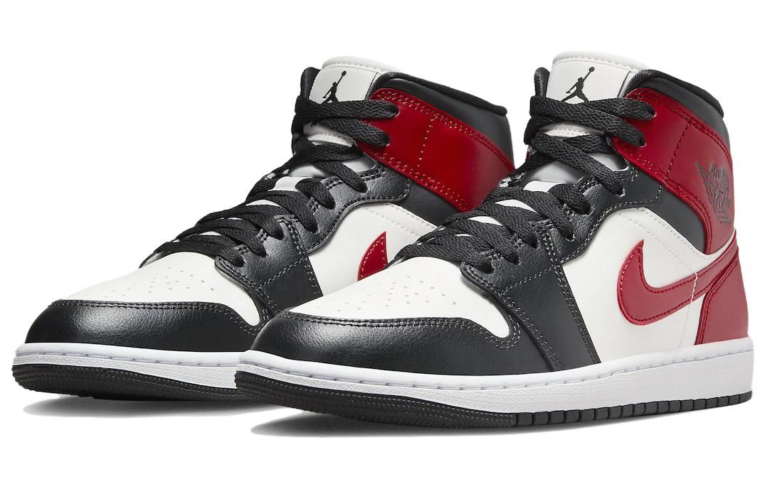 (WMNS) Air Jordan 1 Mid 'Black Toe' BQ6472-160 sold by KicksCrew product image thumbnail 4