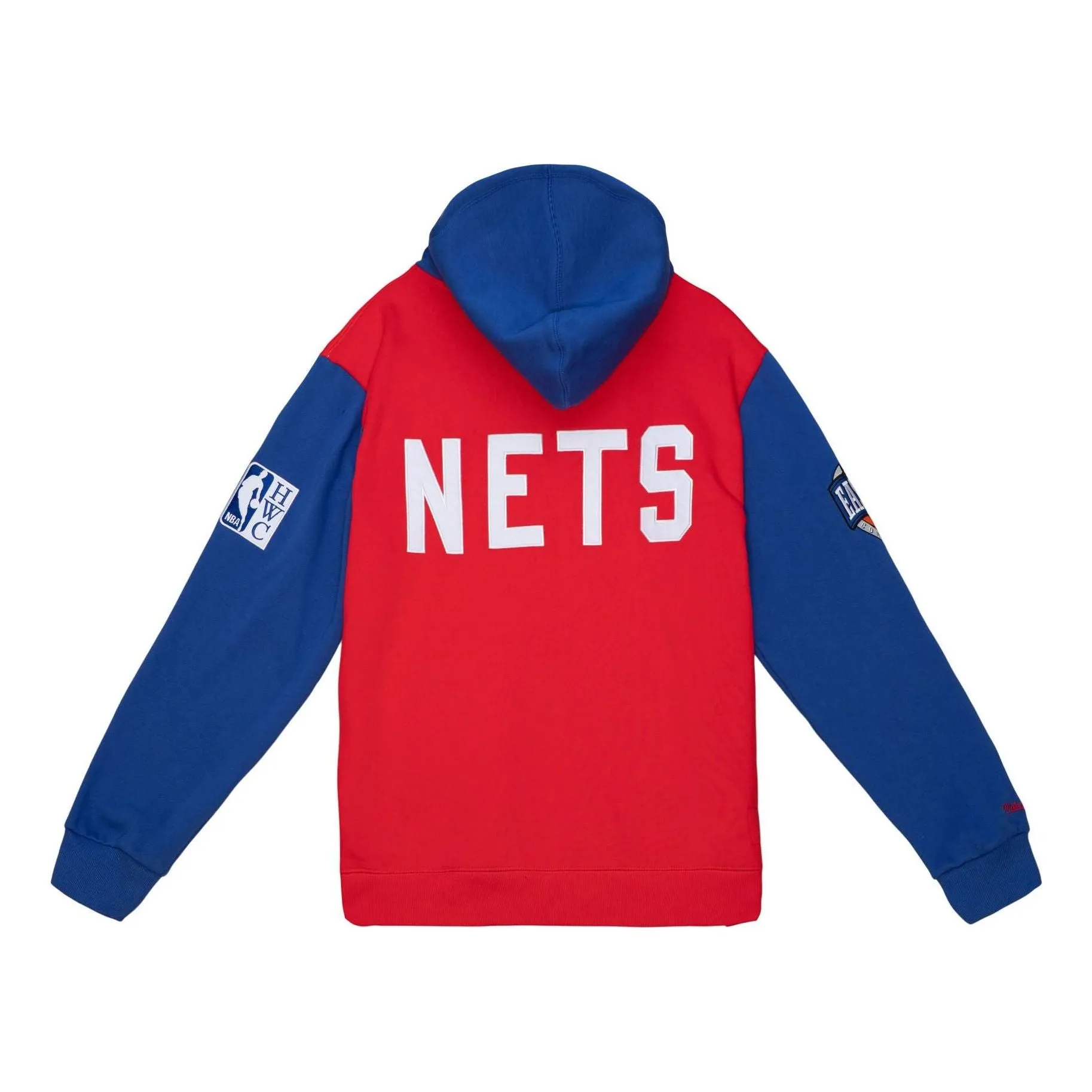 Mitchell & Ness x NBA HWC Night Fleece Hoodie 'New York Nets' FPHD5378-NYEYYPPPSCAR sold by KicksCrew product image thumbnail 2