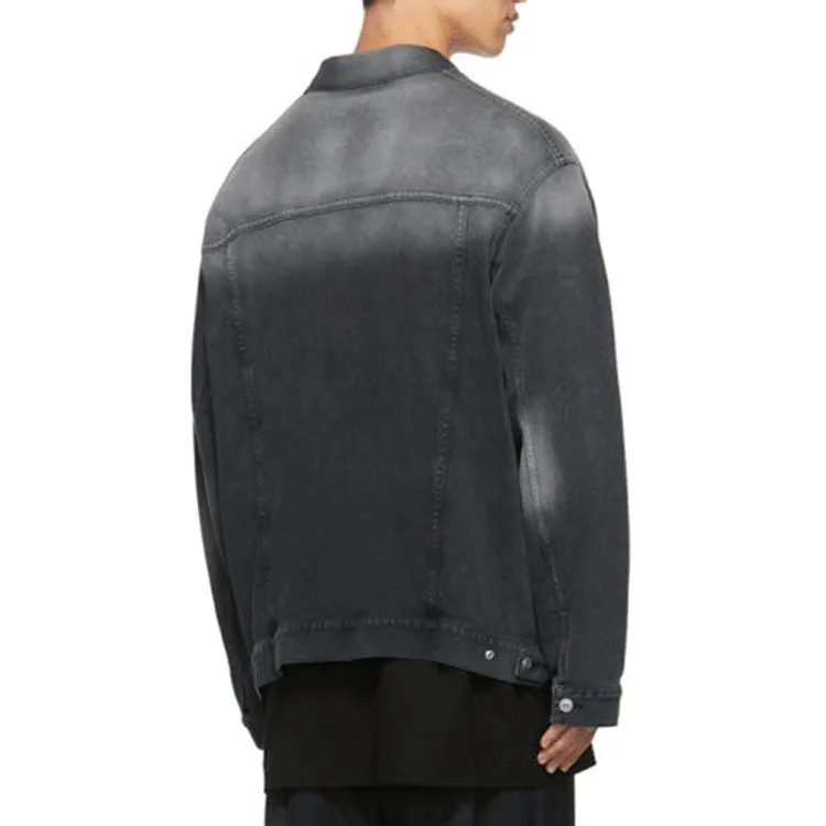 Balenciaga Washed Denim Jacket Large Fit 'Black' 662772TKVG51000 sold by KicksCrew product image thumbnail 4