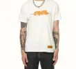 HERON PRESTON CTNMB Spray Print T-shirt 'White' HMAA011S209140270188 sold by KicksCrew