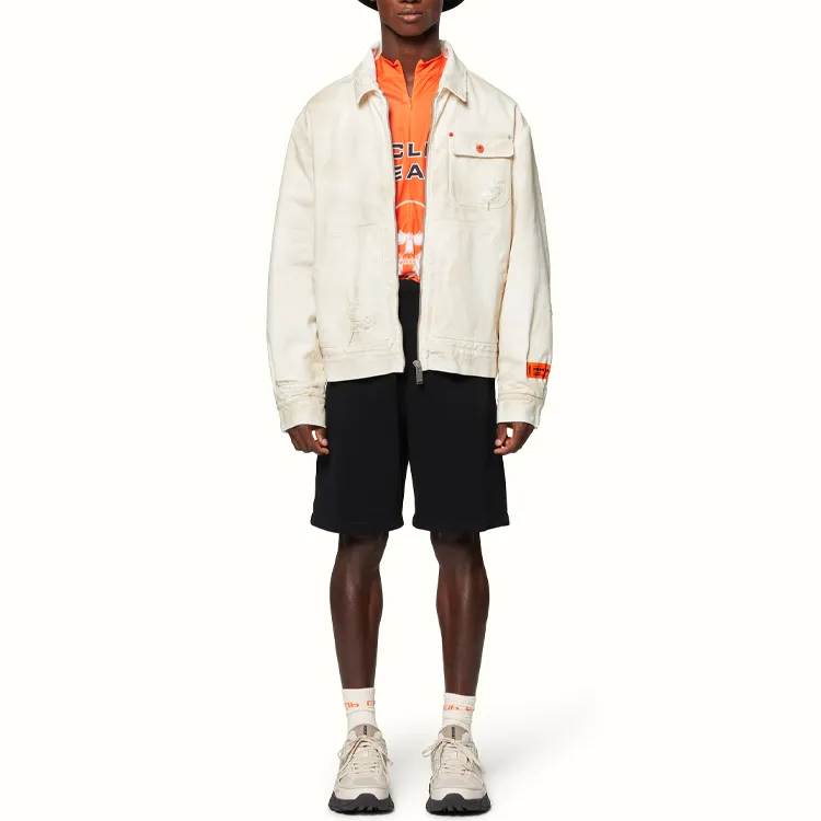 HERON PRESTON Logo Shorts 'Black' HMCI007C99JER0011000 sold by KicksCrew product image thumbnail 3