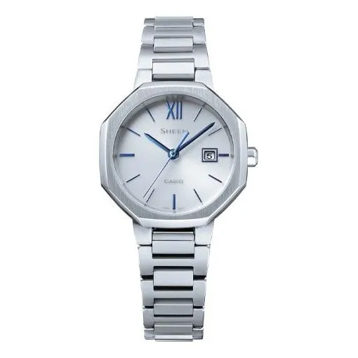 (WMNS) CASIO Solar Sapphire 'Silver' SHS-4529D-7AJF sold by KicksCrew