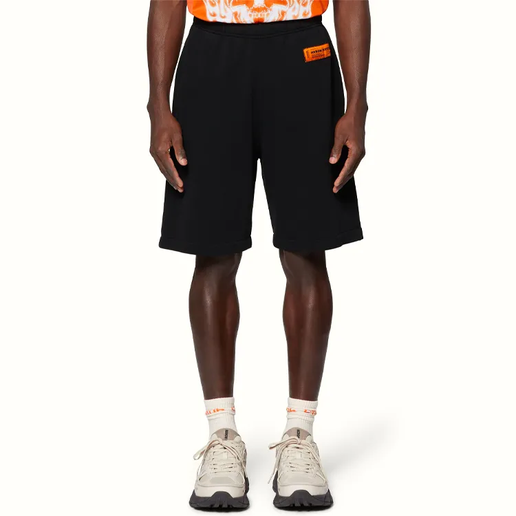 HERON PRESTON Logo Shorts 'Black' HMCI007C99JER0011000 sold by KicksCrew product image thumbnail 2