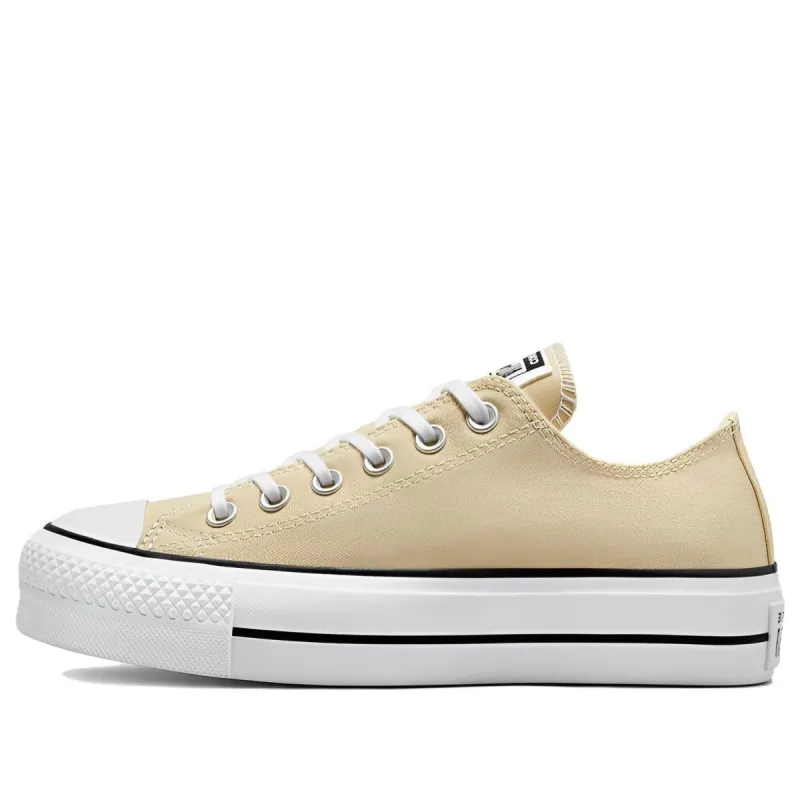 (WMNS) Converse Chuck Taylor All Star Lift Platform Canvas Low 'Oat Milk' A03542C sold by KicksCrew