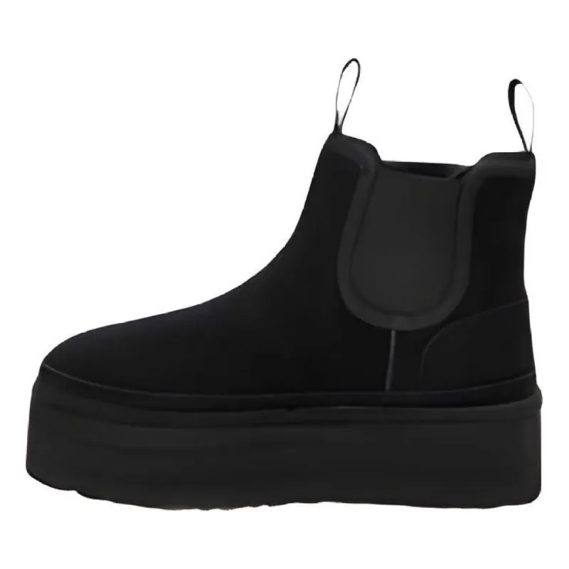 (WMNS) UGG Neumel Platform Chelsea Boot 'Black' 1134526-BLK sold by KicksCrew