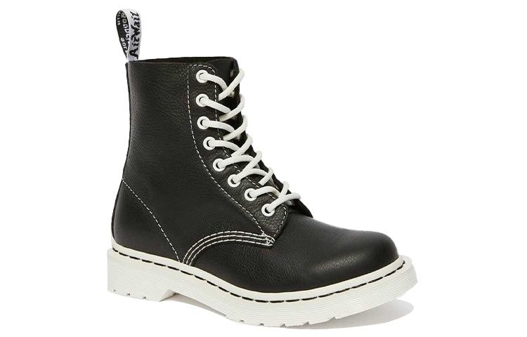 (WMNS) Dr. Martens 1460 Pascal Boots 'Virginia - Black White' 25817001 sold by KicksCrew product image thumbnail 2