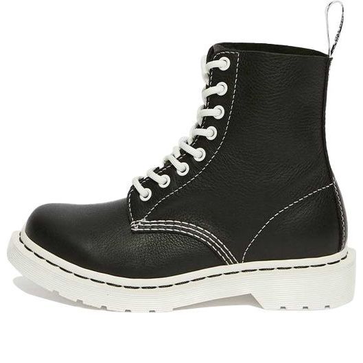 (WMNS) Dr. Martens 1460 Pascal Boots 'Virginia - Black White' 25817001 sold by KicksCrew