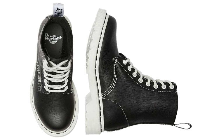 (WMNS) Dr. Martens 1460 Pascal Boots 'Virginia - Black White' 25817001 sold by KicksCrew product image thumbnail 3