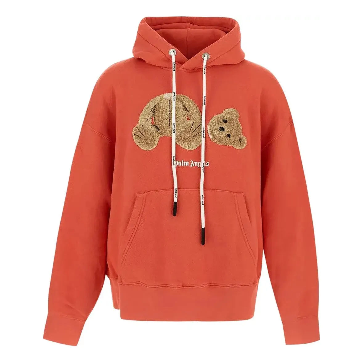 Palm Angels FW22 Bear Hoody 'Coral Brown' PMBB058F22FLE0083460 sold by KicksCrew