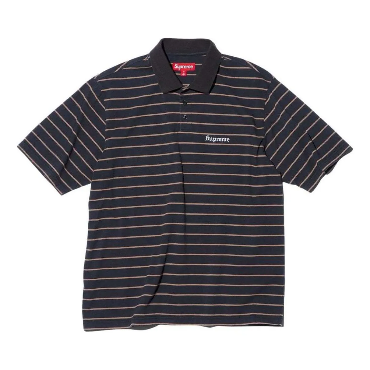 Supreme x Melvins Stripe S/S Polo 