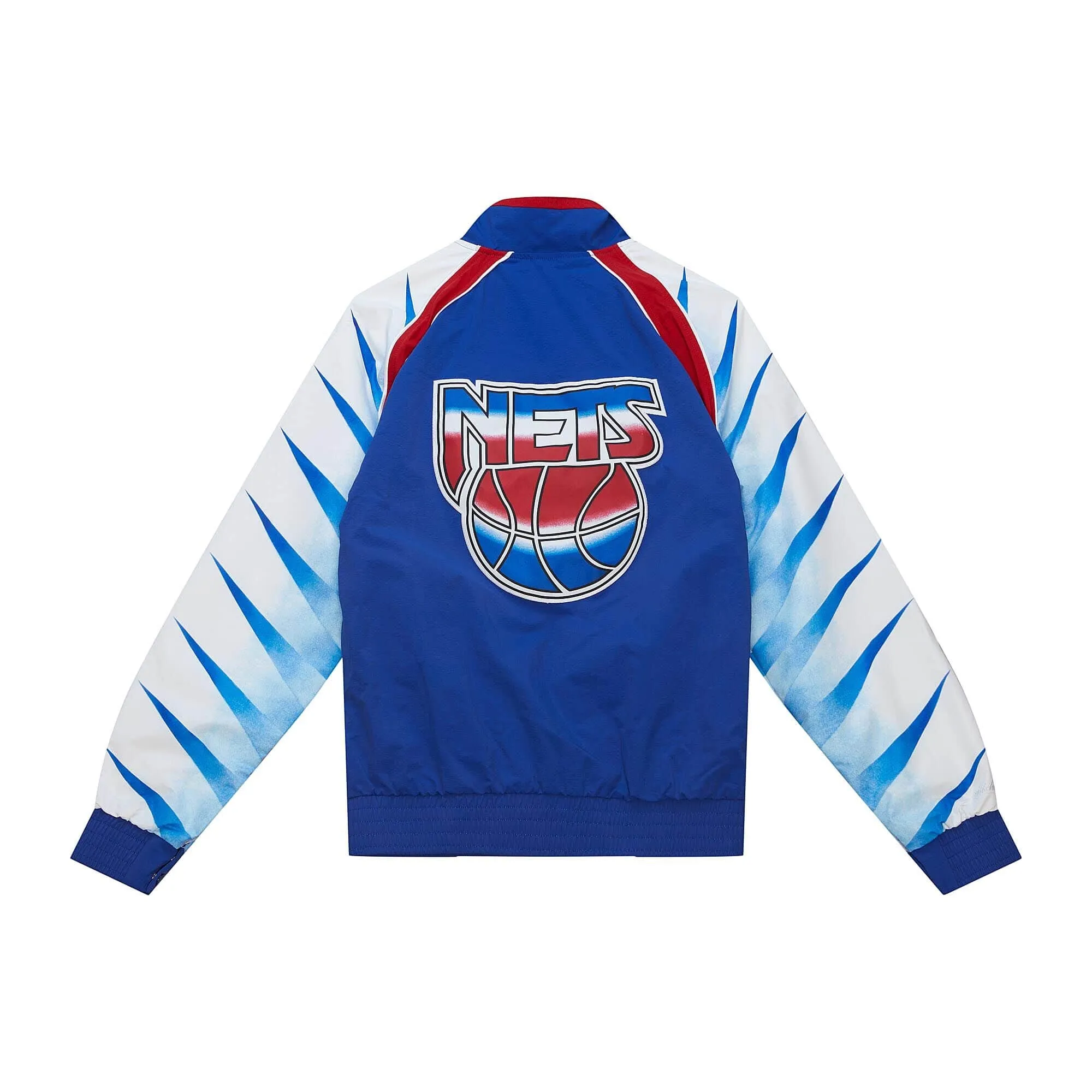Mitchell & Ness NBA Authentic New Jersey Nets 1990-91 Jacket 'Blue Red' AWJKSB19102-NJNPTRY90 sold by KicksCrew product image thumbnail 2
