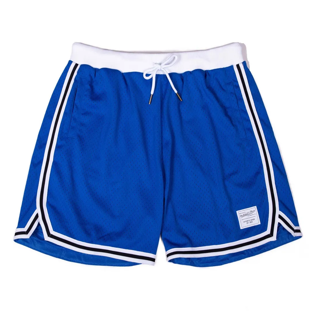 Mitchell & Ness Branded Game Day Shorts 'Blue White' MB22ASH04DW sold by KicksCrew