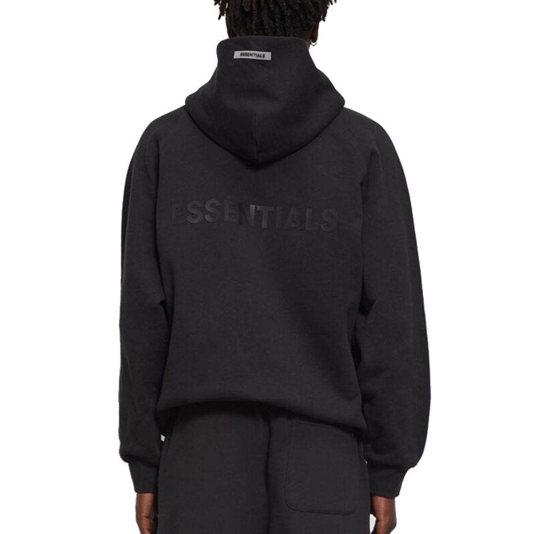 Fear of God Essentials Full Zip Hoodie 'Black' 0192250500183001 sold by KicksCrew product image thumbnail 2