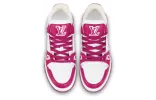 LOUIS VUITTON LV Trainers 'White Hot Pink' 1ABOEY sold by KicksCrew
