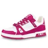LOUIS VUITTON LV Trainers 'White Hot Pink' 1ABOEY sold by KicksCrew