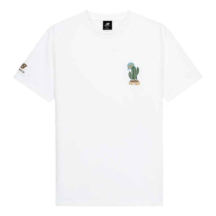 New Balance NBX Endless Summer Graphic T-shirt Asia Sizing 'White' AMT33356-WT sold by KicksCrew