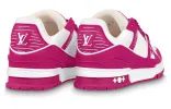 LOUIS VUITTON LV Trainers 'White Hot Pink' 1ABOEY sold by KicksCrew