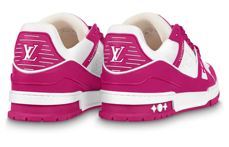 LOUIS VUITTON LV Trainers 'White Hot Pink' 1ABOEY sold by KicksCrew product image thumbnail 3