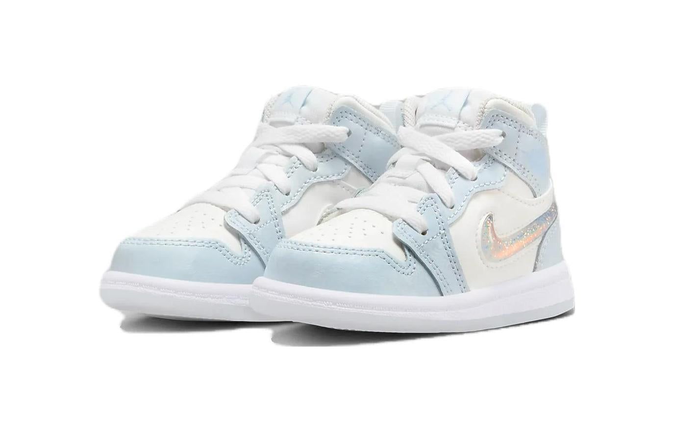 (TD) Air Jordan 1 Mid SE 'Glitter Swoosh' FQ9116-400 sold by KicksCrew product image thumbnail 4