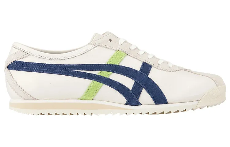 (WMNS) Onitsuka Tiger Limber 66 Prestige Sneakers 'White Navy Green' 1182A096-200 sold by KicksCrew product image thumbnail 2