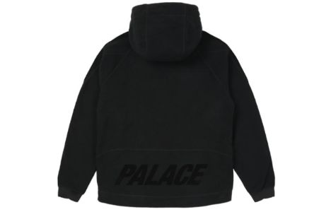 Palace FW21 Polar Fleece Asymmetric Jacket 'Black' P21JK061 sold by KicksCrew