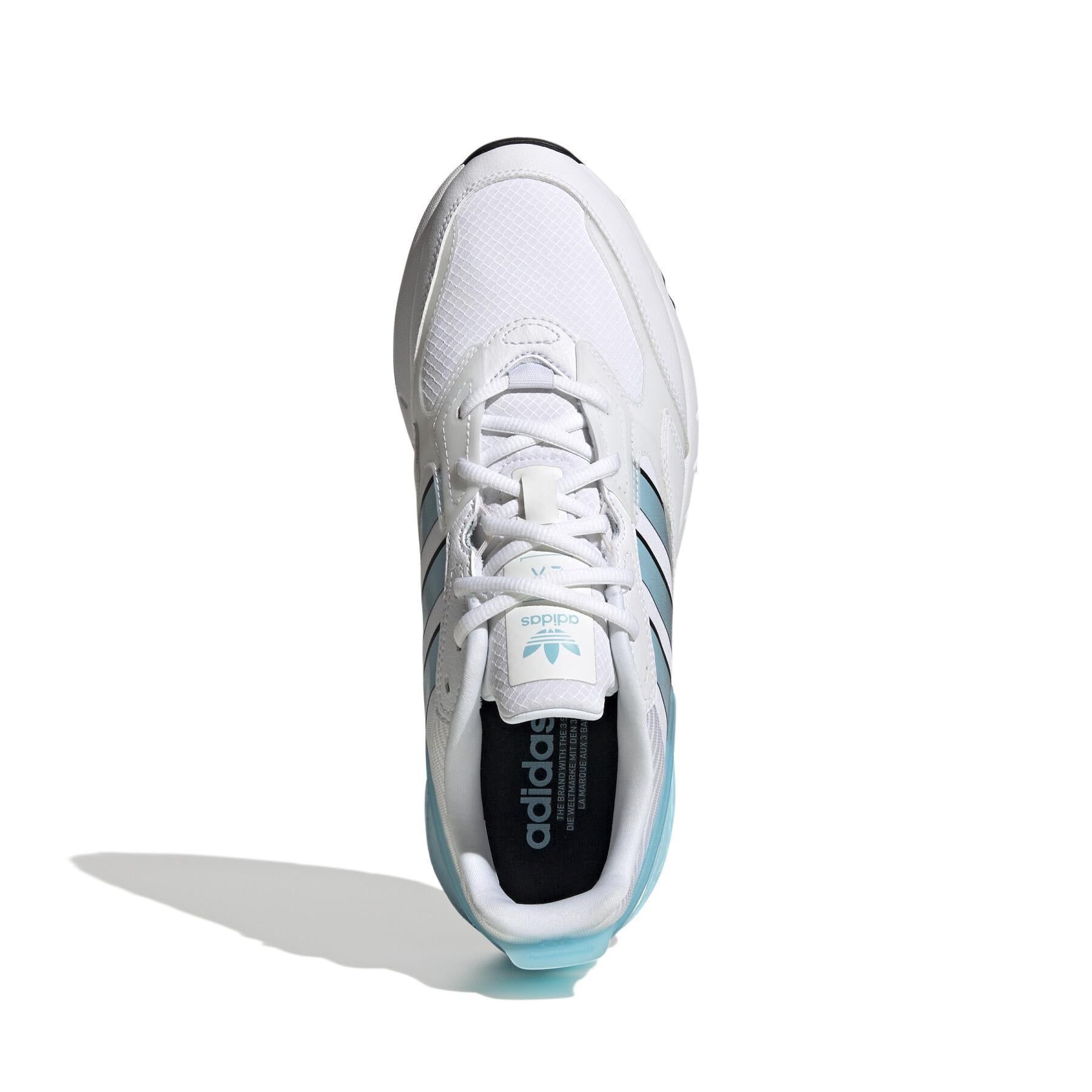 Adidas Originals ZX 1K Boost 2.0 'Cloud White Bliss Blue' GW6796 sold by KicksCrew product image thumbnail 4