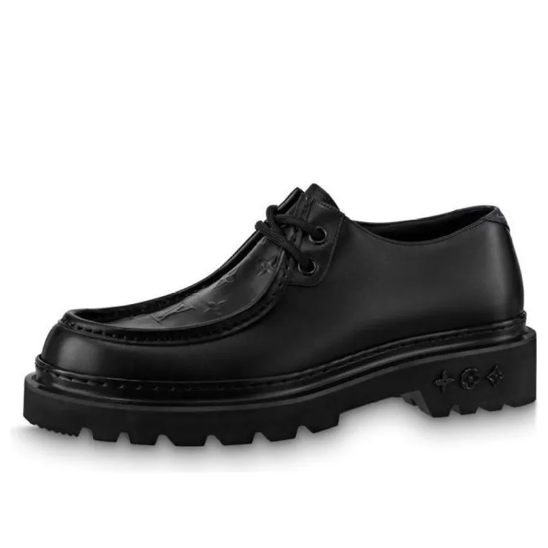 LOUIS VUITTON Major Loafers 'Black with Top Monogram' 1AANSF sold by KicksCrew