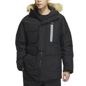 adidas Furry Down Parka 'Black' IS0366 sold by KicksCrew
