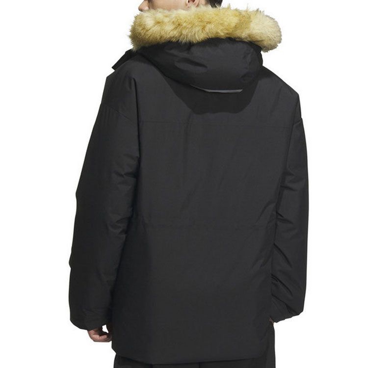 adidas Furry Down Parka 'Black' IS0366 sold by KicksCrew product image thumbnail 3