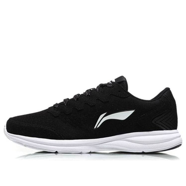 Li-Ning Lightweight Running Shoes 'Black White' ARBN221-4 sold by KicksCrew