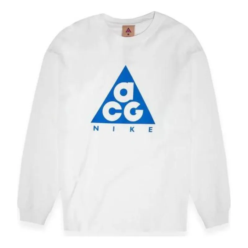 Nike ACG Long Sleeve T-Shirt 'White' BQ3457-121 sold by KicksCrew