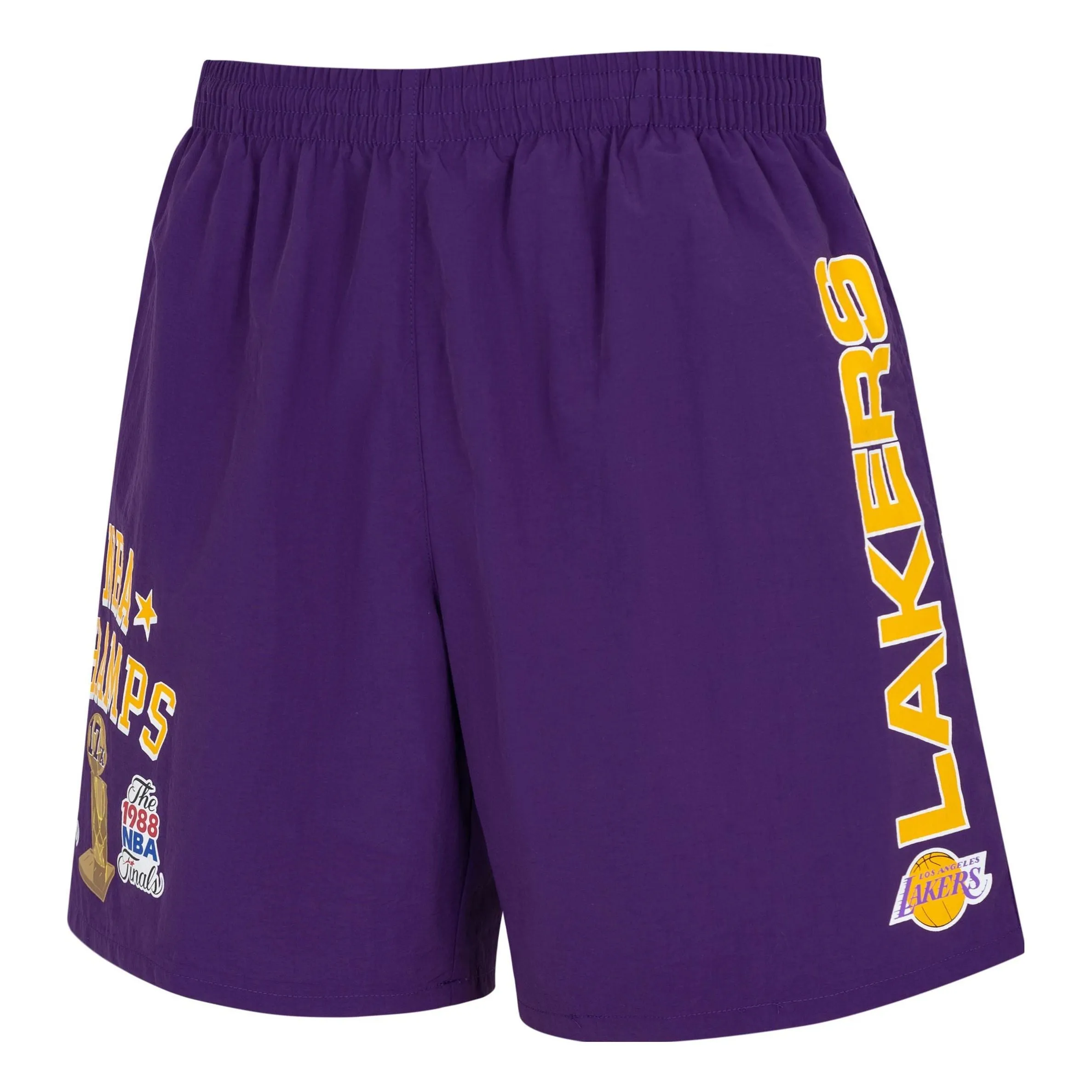 Mitchell & Ness x NBA Team Heritage Woven Short 'Los Angeles Lakers' PSHR5404-LALYYPPPPURP sold by KicksCrew product image thumbnail 2